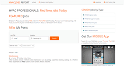 Desktop Screenshot of hvacjobsreport.com